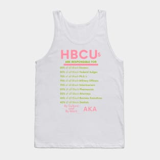 HBCUs are responsible for… DIVINE 9 (AKAs) Tank Top